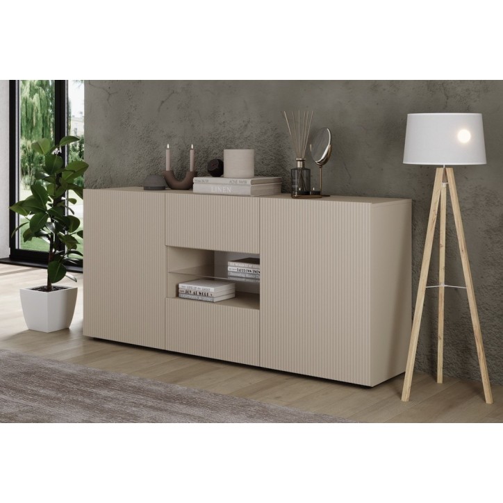 Ensemble Rio cashmere - meuble TV & buffet & vitrine