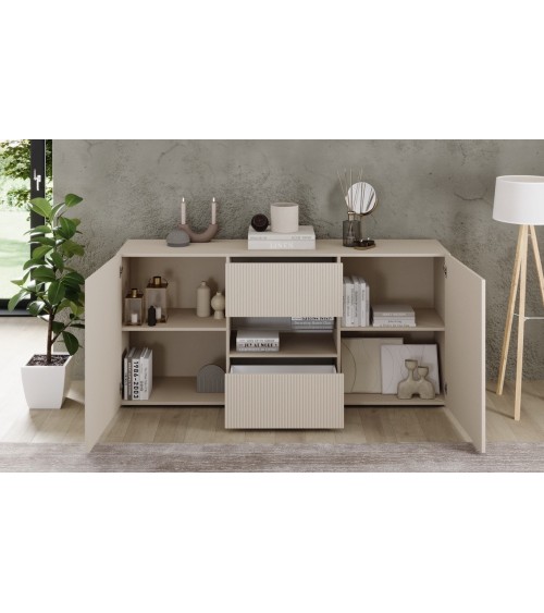 Ensemble Rio cashmere - meuble TV & buffet & vitrine