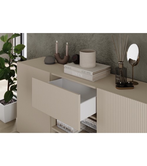 Ensemble Rio cashmere - meuble TV & buffet & vitrine