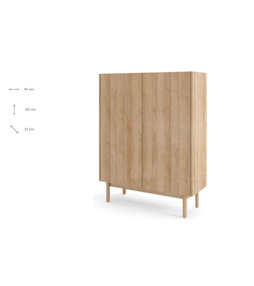 Comò BOHO KD97 – Design moderno e naturale