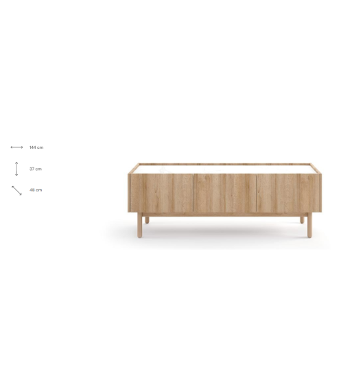 Mobile TV BOHO RTV144 – Design moderno e naturale