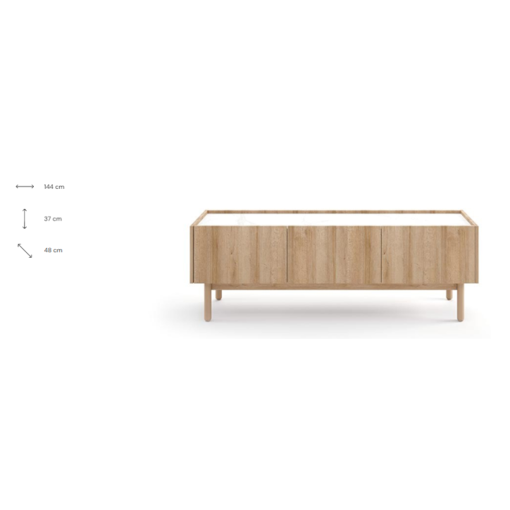 Meuble TV BOHO RTV144 – Design moderne et naturel