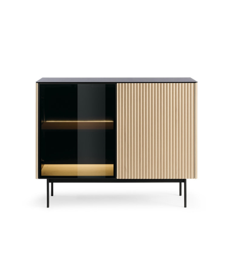 Commode ORTA K107 – Cachemire ou Chêne Vicenza avec éclairage LED
