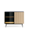 Credenza ORTA K107 – Cashmere o Rovere Vicenza con illuminazione LED