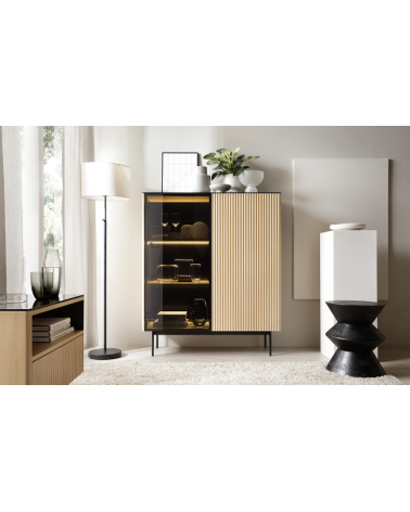 Vitrine ORTA WT107 – Design contemporain avec éclairage LED