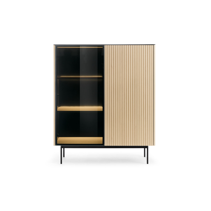 Vitrina ORTA WT107 – Diseño contemporáneo con iluminación LED Vitrina ORTA WT107 – Diseño contemporáneo con iluminación LED
