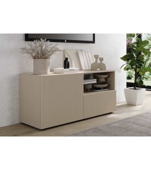 Ensemble Rio cashmere - meuble TV & buffet & vitrine