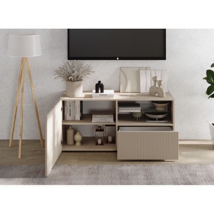 Ensemble Rio cashmere - meuble TV & buffet & vitrine