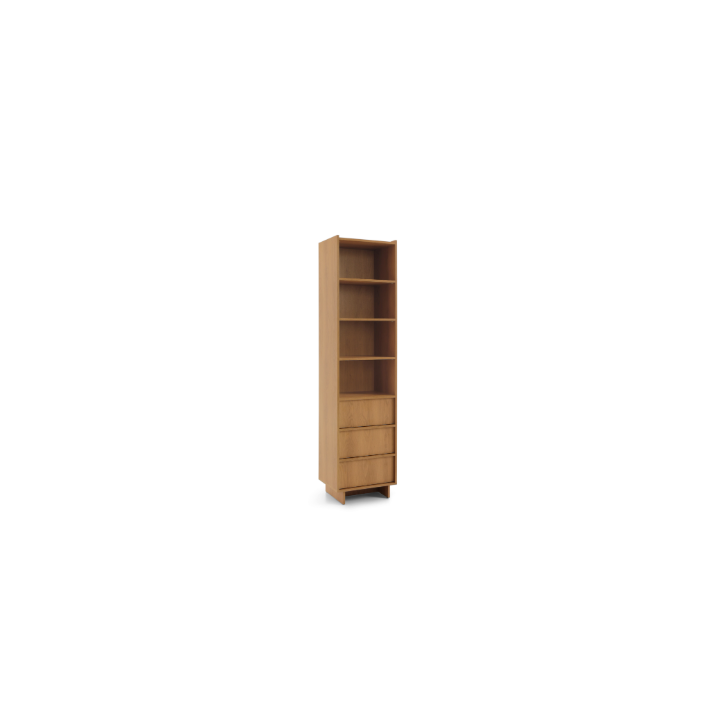 Conjunto de mueble para TV YASUMI Roble Carmel