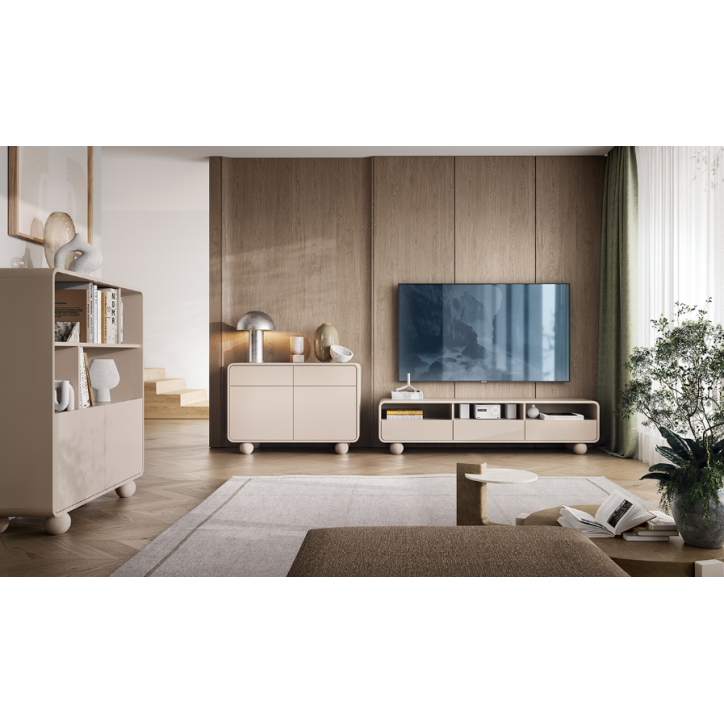 Conjunto de móveis para TV ALBION – Cor Cachemira Conjunto de móveis para TV ALBION – Cor Cachemira