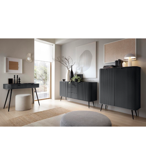 Conjunto de muebles para TV ZOVA – Color Negro