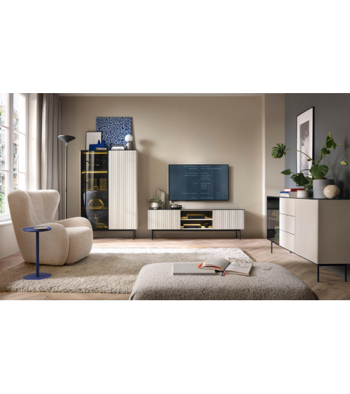 Conjunto de muebles para TV ORTA – Color Cachemira