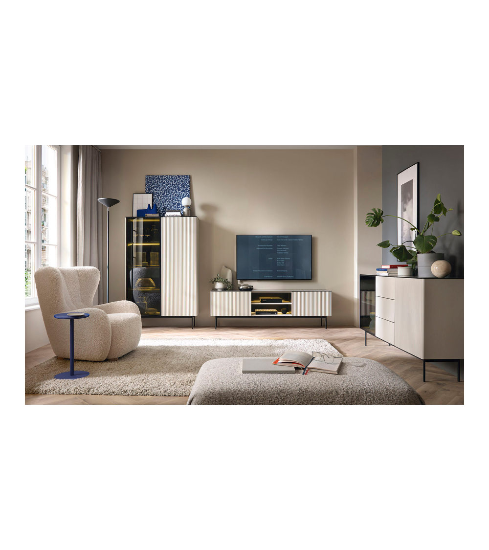Ensemble meuble TV ORTA Couleur Cachemire