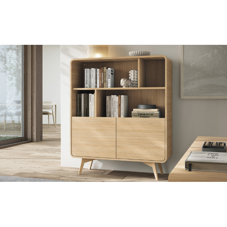 Ensemble meuble TV HELION Chêne Vicenza