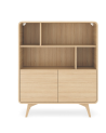 Conjunto de muebles para TV HELION – Color Roble Vicenza