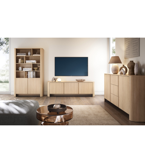 Ensemble meuble TV BARI Couleur Chêne Vicenza