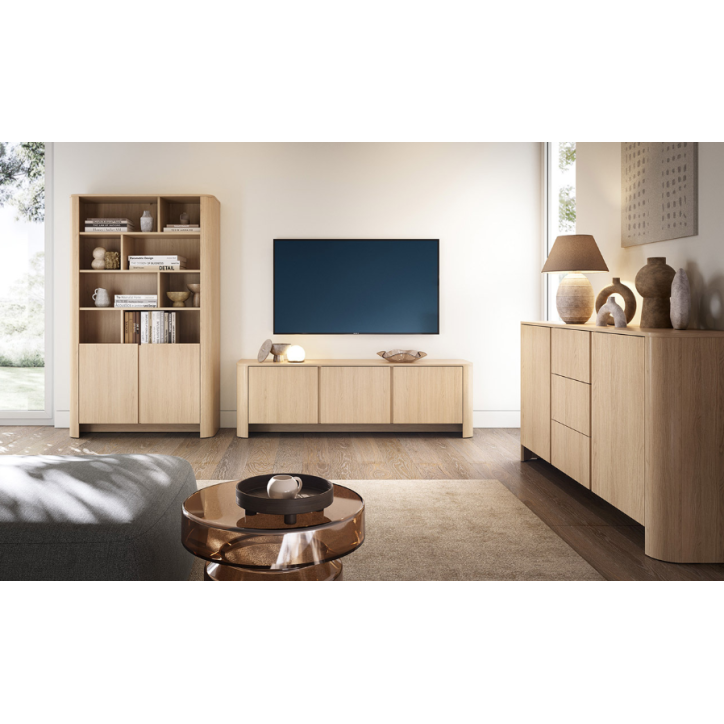 Ensemble meuble TV BARI Couleur Chêne Vicenza Ensemble meuble TV BARI Couleur Chêne Vicenza
