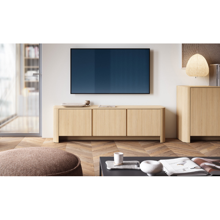 Ensemble meuble TV BARI Couleur Chêne Vicenza Ensemble meuble TV BARI Couleur Chêne Vicenza