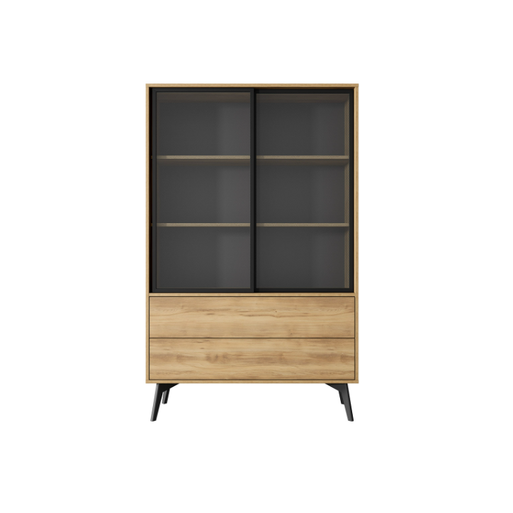 Set mobile TV SLIDE – Colore Rovere Barocco Dorato