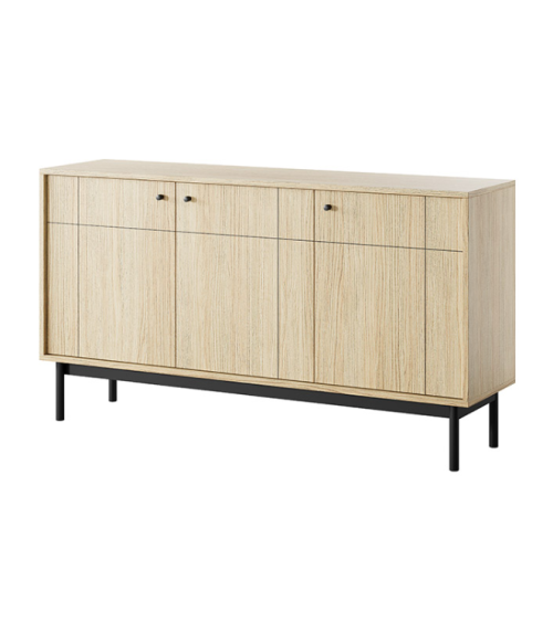 Conjunto de muebles para TV JAPANDI – Color Roble Linea