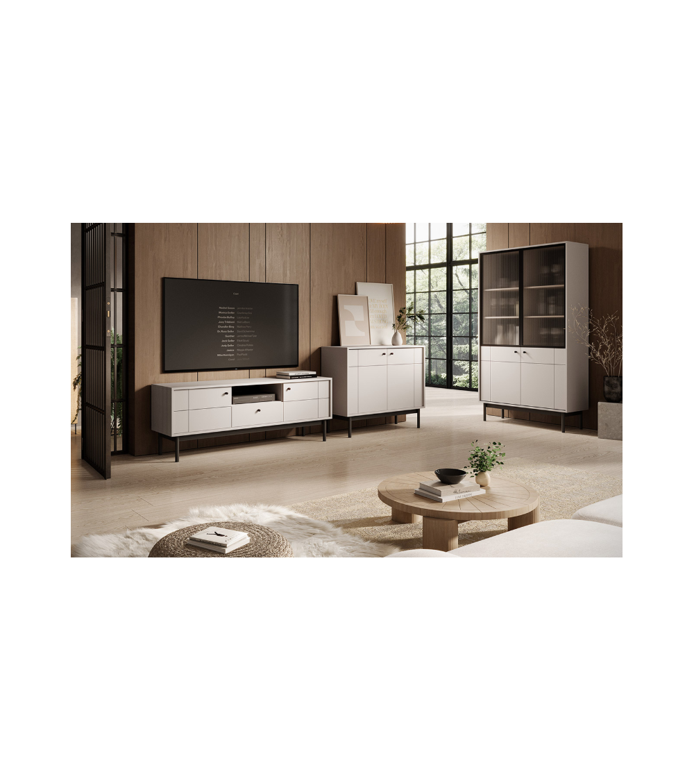Set mobile TV JAPANDI – Colore Cashmere