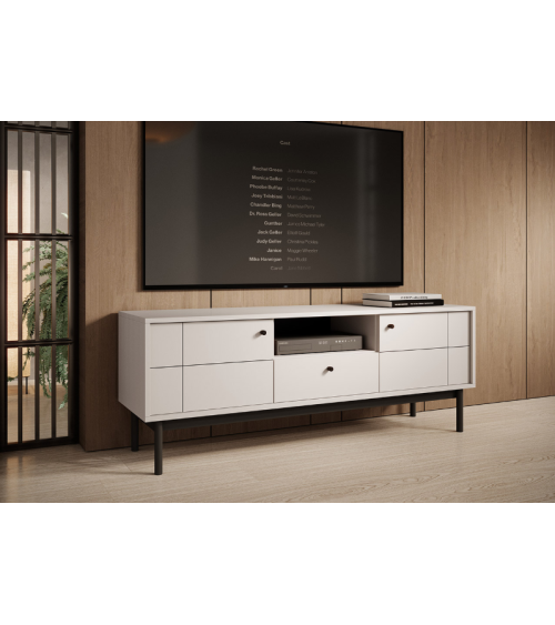 Conjunto de móveis para TV JAPANDI – Cor Cachemira