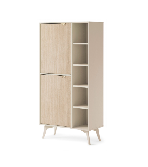 Conjunto de muebles para TV FOREST – Color Espiga Scandi / Beige