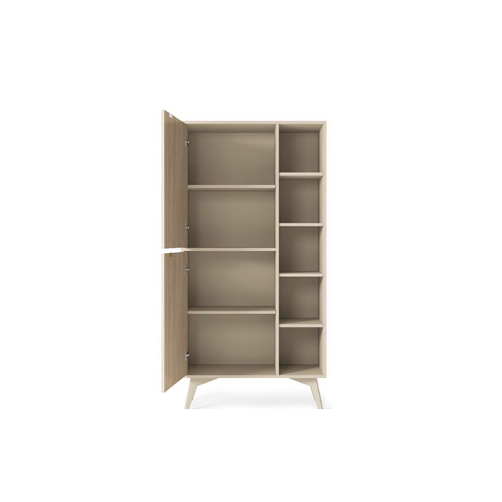 Ensemble meuble TV FOREST couleur Chevrons Scandi / Beige Ensemble meuble TV FOREST couleur Chevrons Scandi / Beige