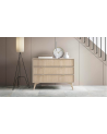 Ensemble meuble TV FOREST couleur Chevrons Scandi / Beige