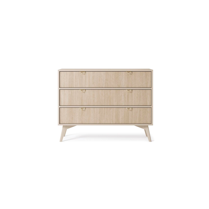 Ensemble meuble TV FOREST couleur Chevrons Scandi / Beige Ensemble meuble TV FOREST couleur Chevrons Scandi / Beige