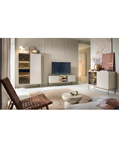 Conjunto de muebles para TV SENTO – Color Cachemira