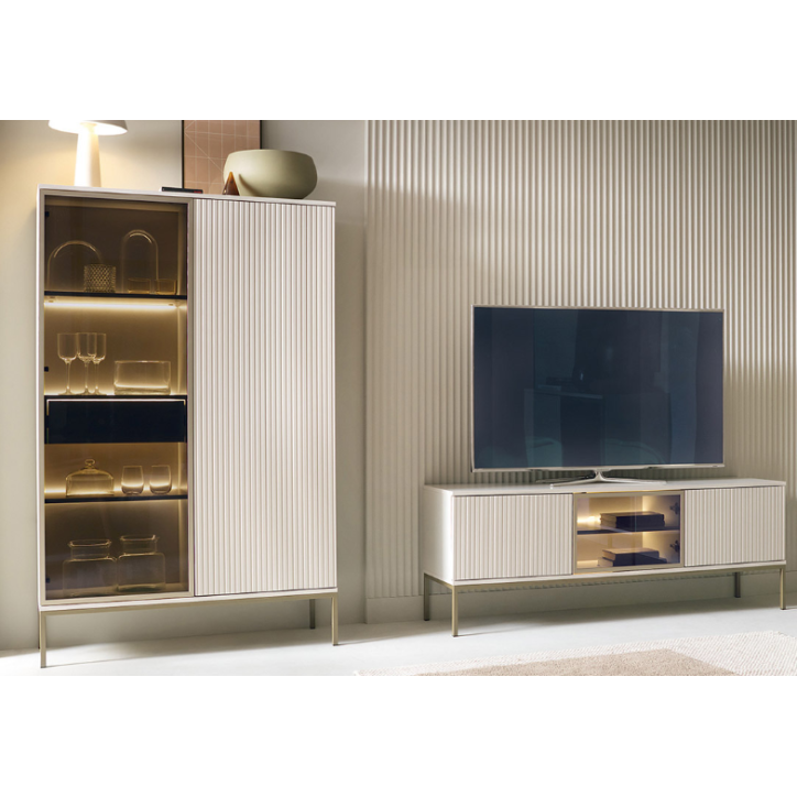Conjunto de muebles para TV SENTO – Color Cachemira