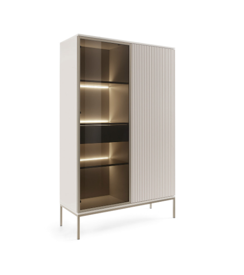 Ensemble meuble TV SENTO couleur Cachemire