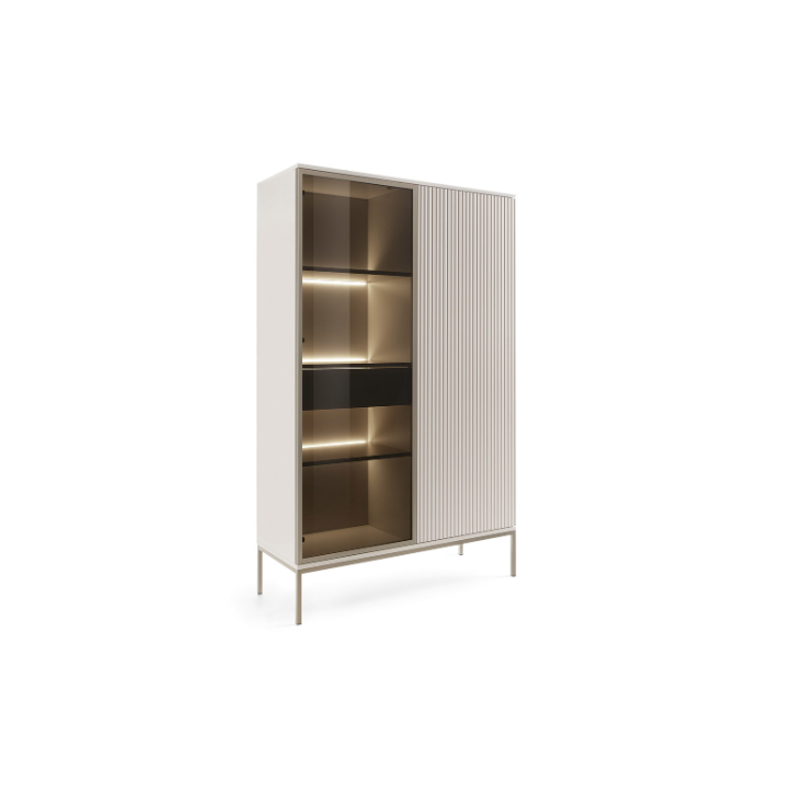 Ensemble meuble TV SENTO couleur Cachemire