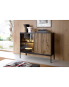 Conjunto de muebles para TV SENTO – Color Roble Wotan / Negro