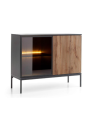 Set mobile TV SENTO – Colore Rovere Wotan / Nero