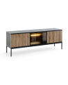 Conjunto de muebles para TV SENTO – Color Roble Wotan / Negro