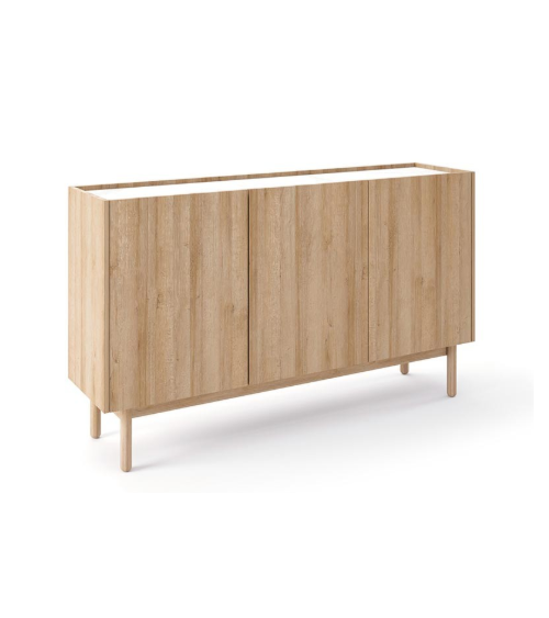 Conjunto de muebles para TV BOHO – Color Roble Rivera