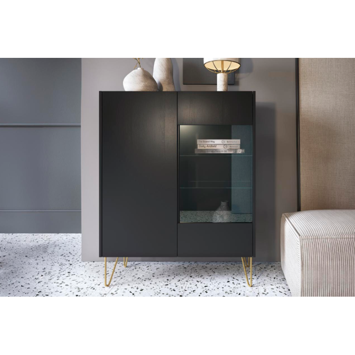 Ensemble meuble TV RAVEN couleur Noir