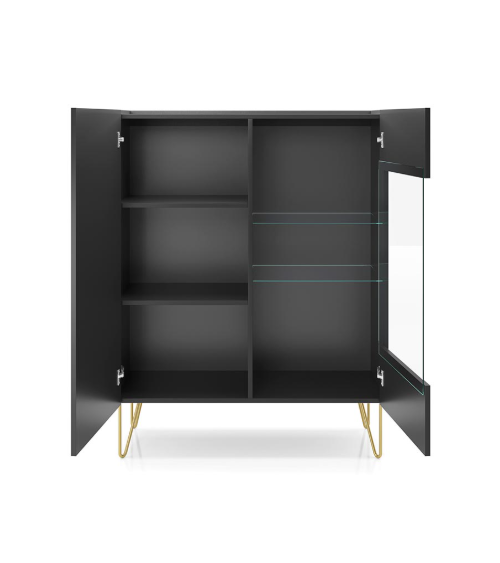 Ensemble meuble TV RAVEN couleur Noir