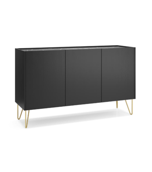 Conjunto de móveis para TV RAVEN – Cor Preto