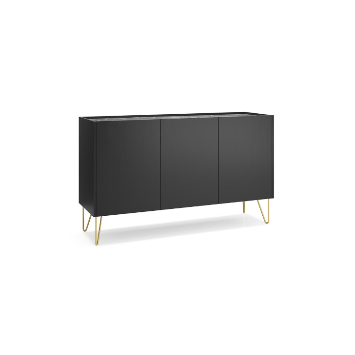 Ensemble meuble TV RAVEN couleur Noir