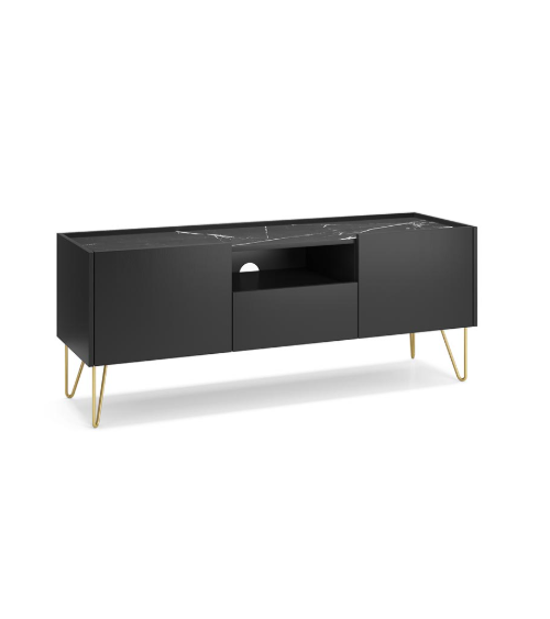 Ensemble meuble TV RAVEN couleur Noir