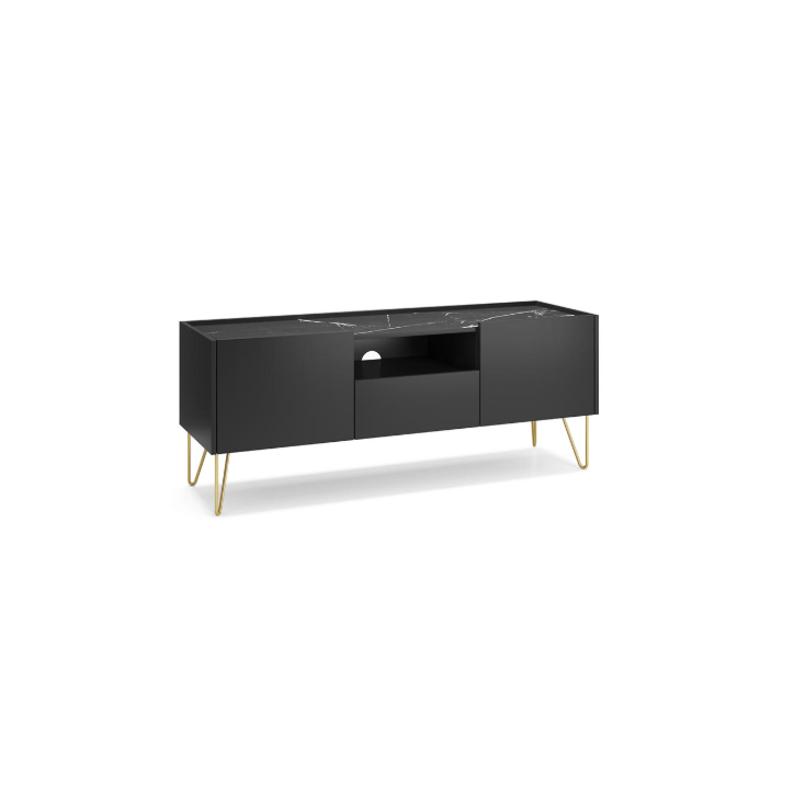 Ensemble meuble TV RAVEN couleur Noir
