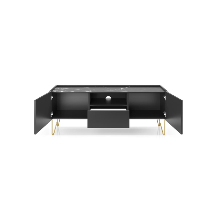 Conjunto de muebles para TV RAVEN – Color Negro