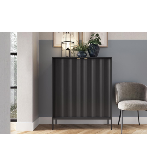 Conjunto de móveis para TV NOVA – Cor Preto