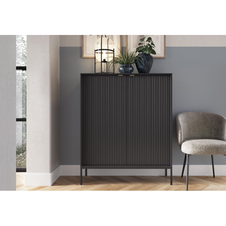 Conjunto de móveis para TV NOVA – Cor Preto