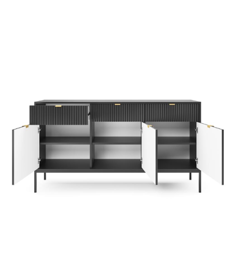 Conjunto de móveis para TV NOVA – Cor Preto