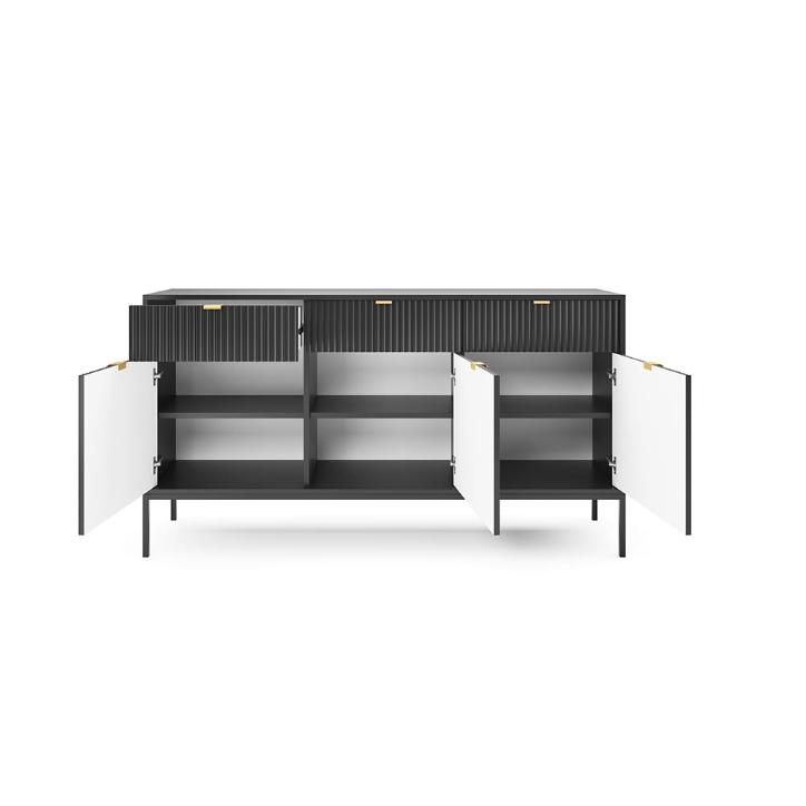 Conjunto de móveis para TV NOVA – Cor Preto