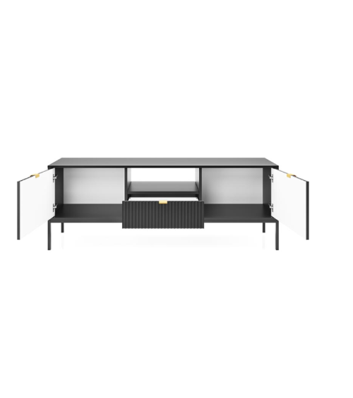 Conjunto de móveis para TV NOVA – Cor Preto